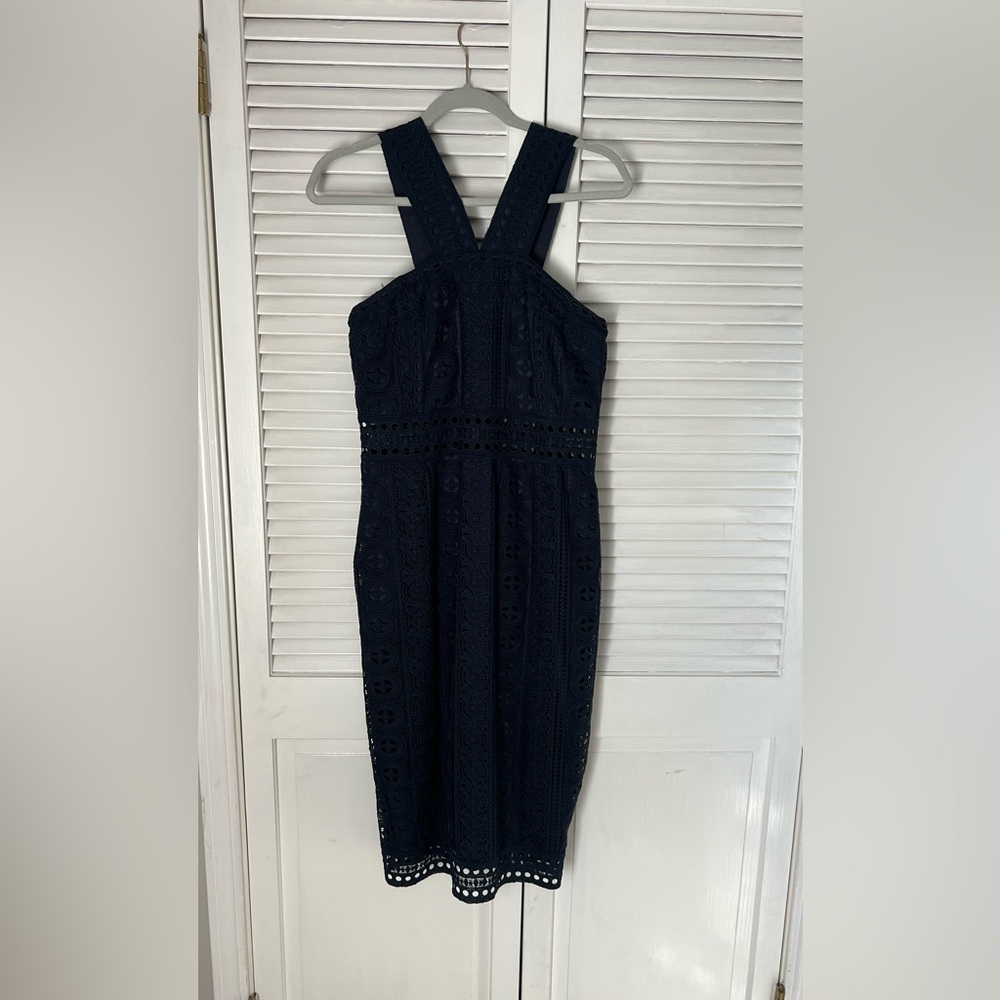 Lulus Navy Dress - size L